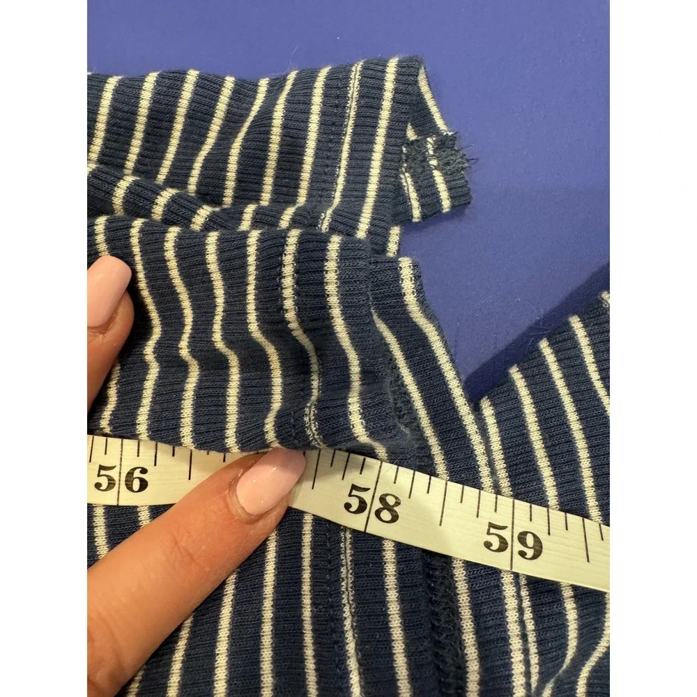 NWT GAP Women Striped Sleeveless Maxi Dress Size M Blue White Tank‎ Style - Picture 6 of 10